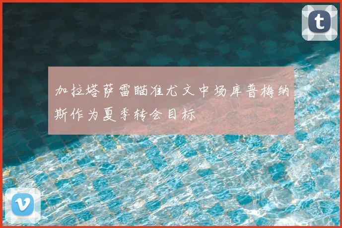 加拉塔萨雷瞄准尤文中场库普梅纳斯作为夏季转会目标